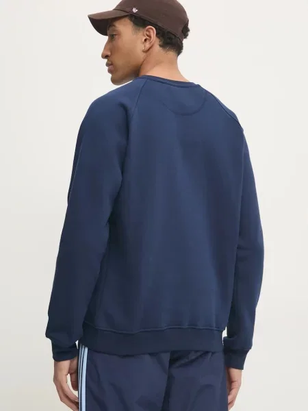 Adidas Pulóver Trefoil Essentials Sötétkék