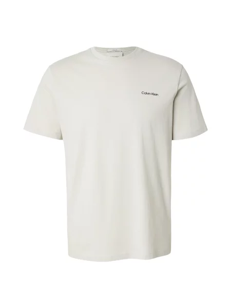 Calvin Klein Tricou negru / murdar alb