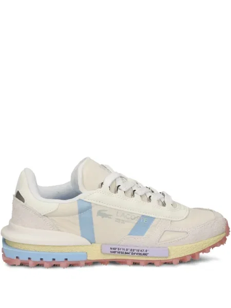 Велурени маратонки Lacoste бяло