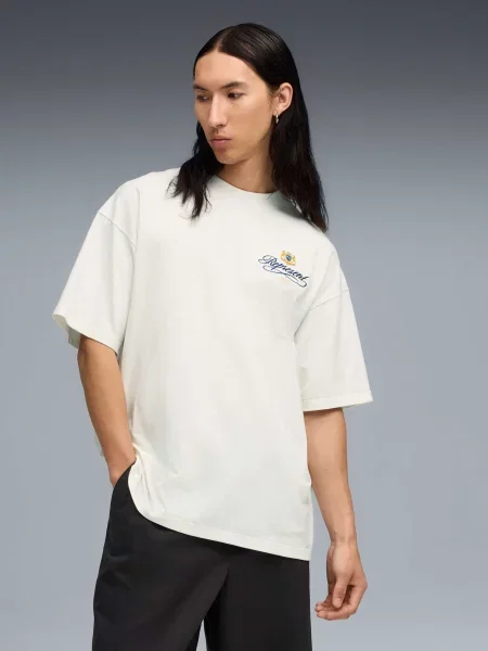Графический футболка Puma белая