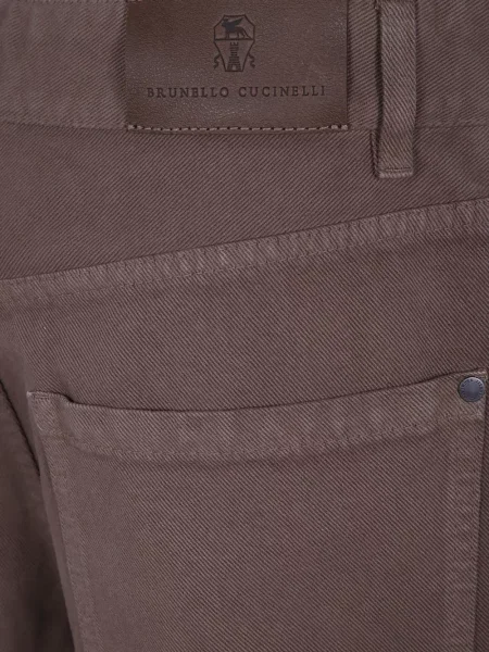 Pantaloni Brunello Cucinelli maro