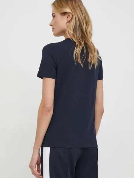 Tommy Hilfiger Póló REG CREST C-NK TEE SS bézs
