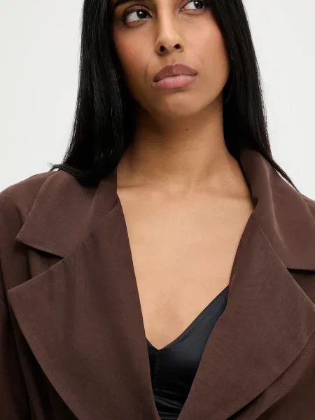 Піджак Answear.LAB oversize однотонний коричневий