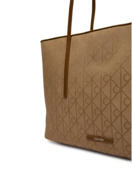 Calvin Klein Shopper táska homok / konyak