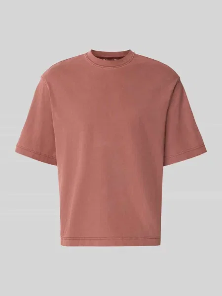 T-shirt o pudełkowym kroju z czystej bawełny model CORY' Selected Homme