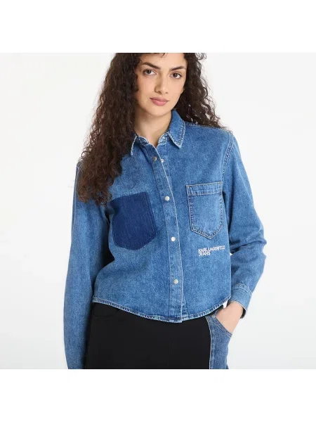 Μπλούζα Karl Lagerfeld Jeans μπλε
