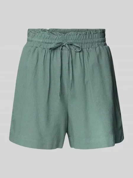 Szorty o luźnym kroju z mieszanki i lnu model ‘MYMILO’ Vero Moda