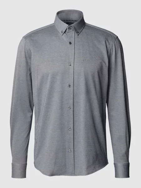 Koszula biznesowa o kroju regular fit z mieszanki bawełny Boss