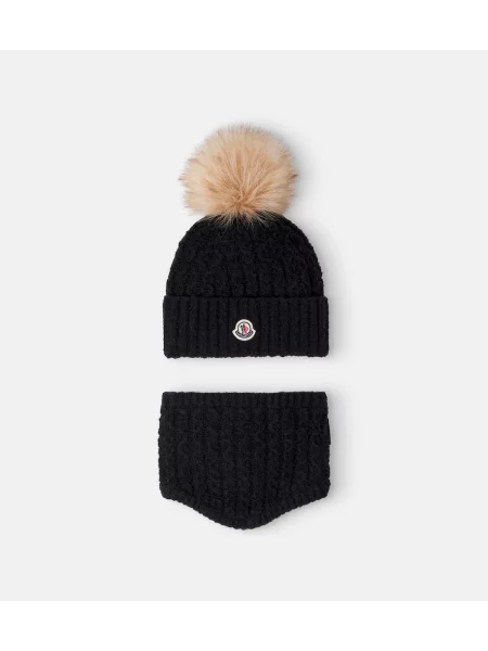 Gyerek sál Moncler Enfant fekete