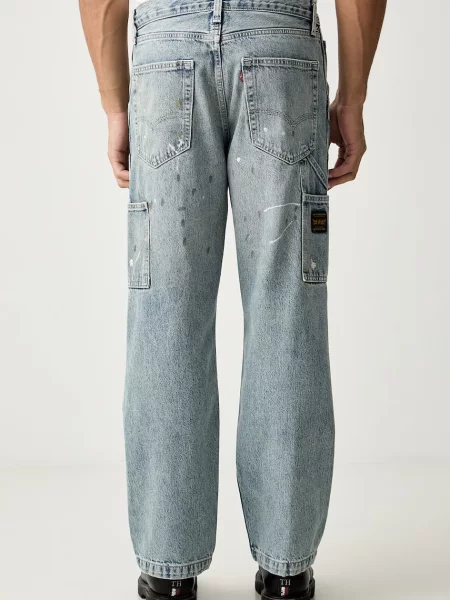 Levi's® Jeansy W Stylu Destroyed Luźny Krój blau niebieskie