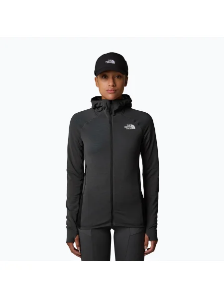 Дамски суитшърт The North Face Bolt Polartec Hoodie virtual blue/estate blue сиво