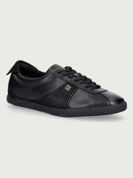 HUGO Serenata sneakers pentru femei din piele negru