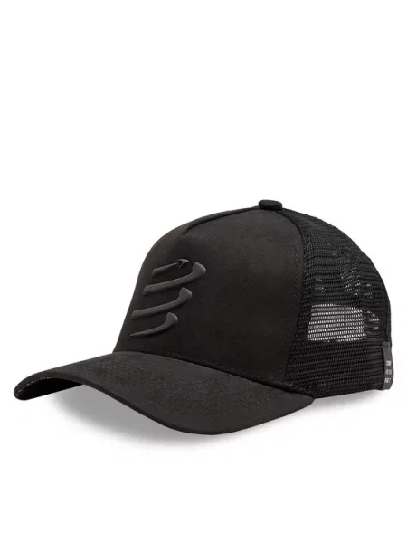 Compressport trucker kapa Trucker črna