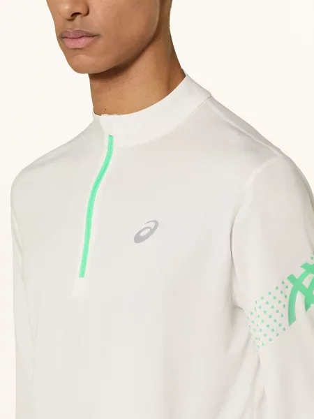 Asics Běžecké Tričko Icon Ls krémová bílé