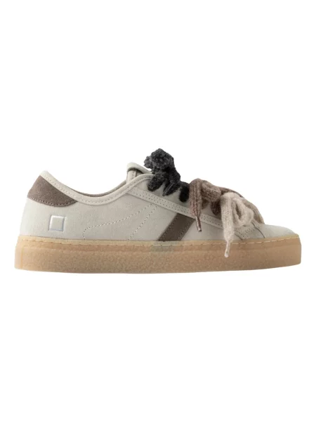 Sneakersy D.a.t.e. zamszowe beżowe