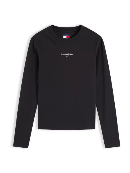 Tommy Jeans Tricou CLASSIC negru alb