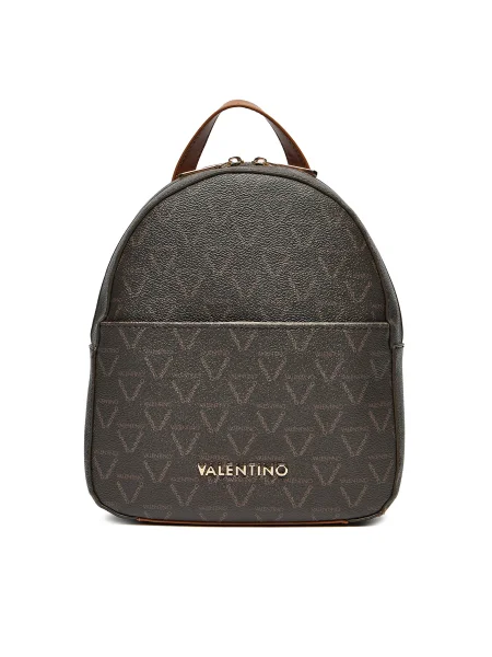 Раница Valentino Bags дамска малък с десен кафяво