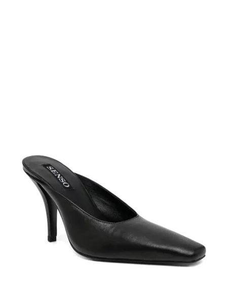 Papuci tip mules Senso negru