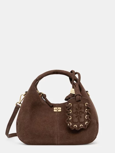 GANNI torebka brązowa