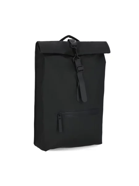 Plecak miejski Rains Rucksack Rolltop W3 17 l black czarny