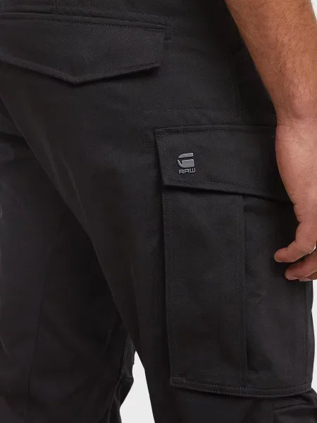 Штани карго G-star Raw чорні