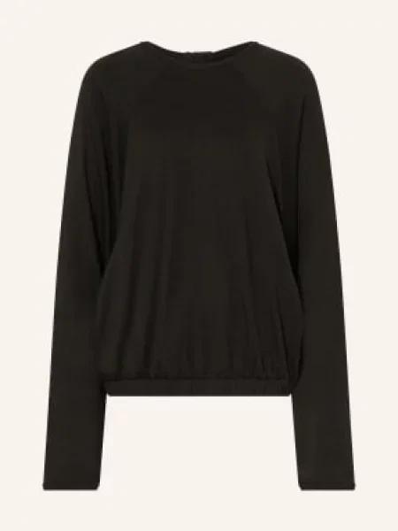 Black Palms Bluzka Oversize Briona schwarz czarna