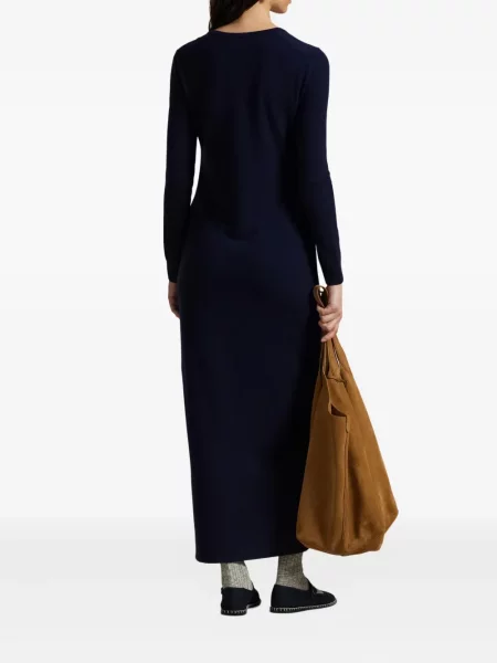 Căciulă Polo Ralph Lauren cu broderie tricotate de costum albastru