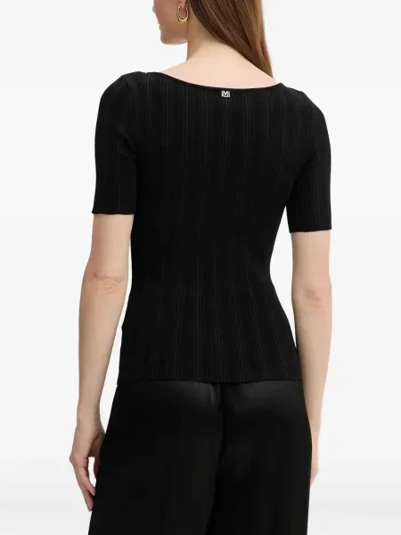 Tricou Marciano cu decolteu în V negru