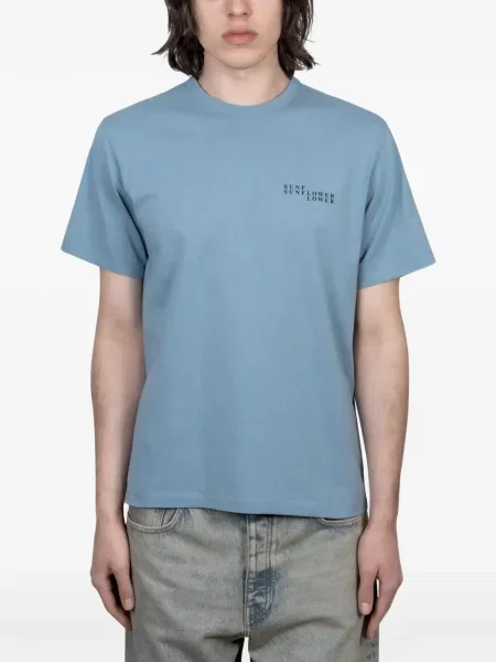 Тениска Sunflower с автограф синьо