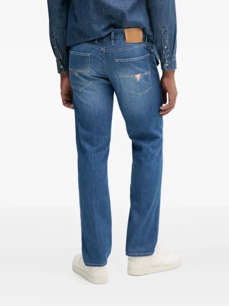Džíny Guess s autogramem modré
