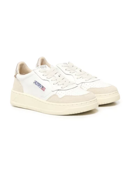 Sneakersy Autry skórzane białe