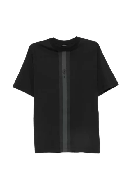Tricou Gucci cu dungi cu imagine negru