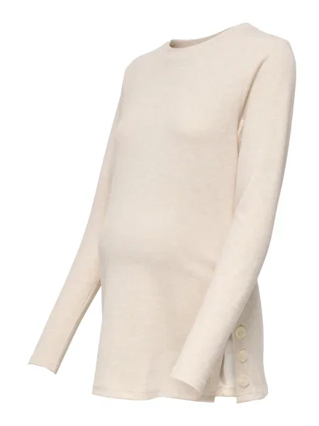 Only Maternity Tričko OLMRITALA krémová