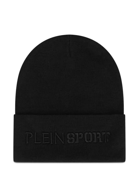Căciulă Plein Sport cu broderie negru