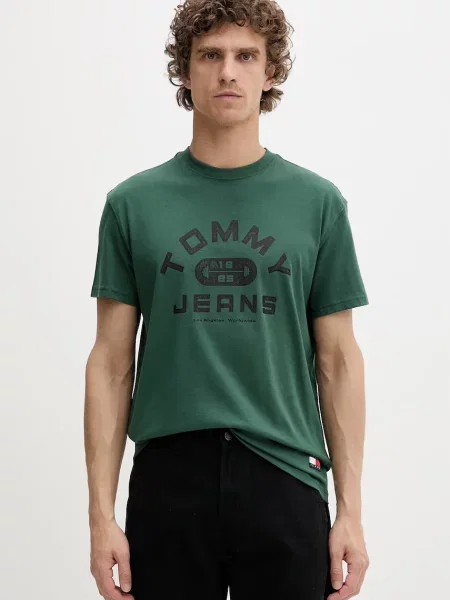 Tommy Jeans tričko zelené
