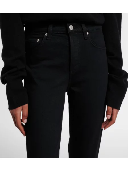Blugi skinny Agolde cu talie înaltă negru