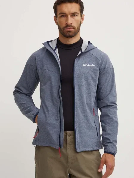 Яке за спортове на открито Columbia Heather Canyon тъмносиньо сиво