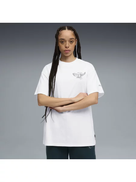 Koszulka PUMA HOOPS × HARRY POTTER™ biała