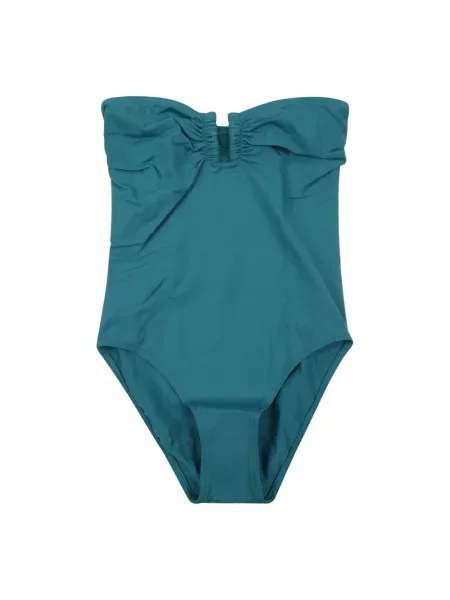 Lniany strój kąpielowy Eres zielony