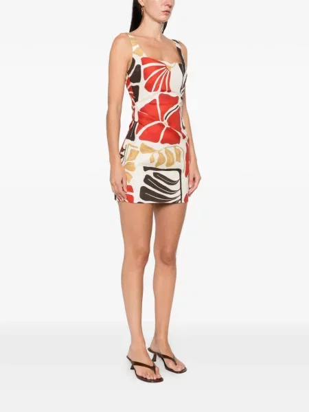 Rochie mini Sir de costum roșu