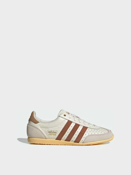 Кожаные повседневные кроссовки Adidas белые