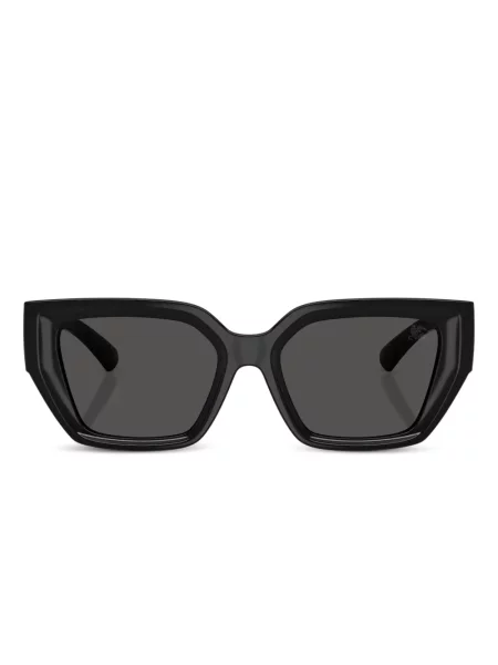 Ochelari de soare Burberry Eyewear cu imprimeu geometric cu autograf negru