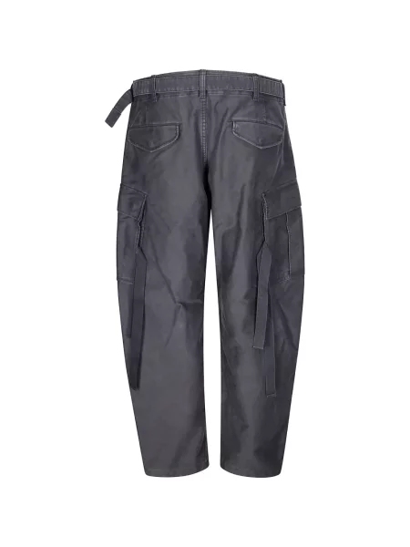 Cu centură pantaloni cargo Sacai gri