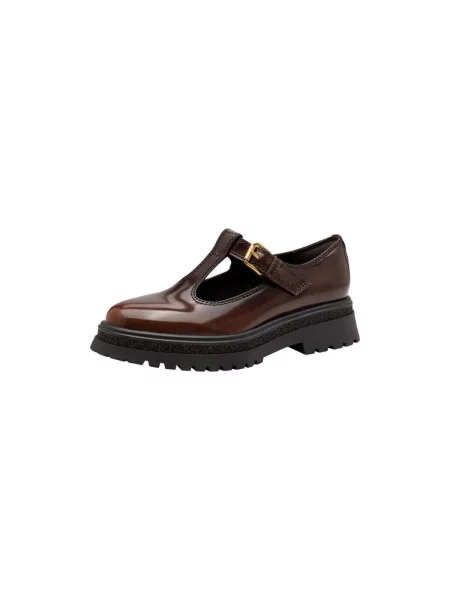 Mokasine Tamaris slip-on smeđa
