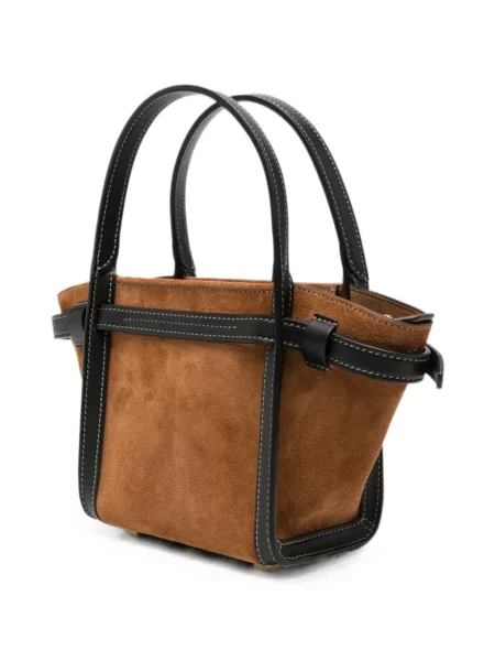 Τσάντα shopper Tod's σουέτ καφέ