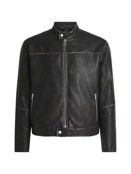 KARL LAGERFELD JEANS Geacă de primăvară-toamnă Karlism negru alb