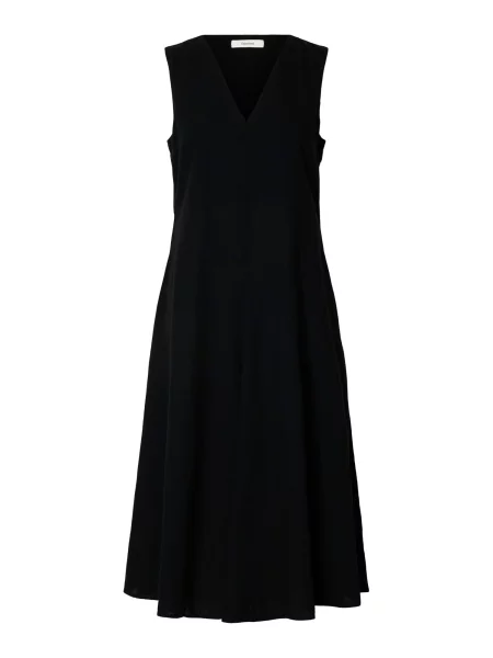 SELECTED Rochie SLFLuisa' negru