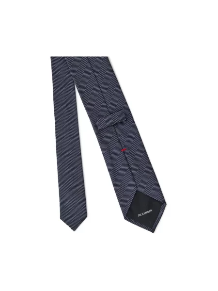Krawat Jil Sander niebieski