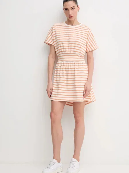 Сукня Pepe Jeans VANIA mini розкльошена помаранчевий