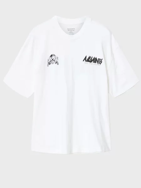 Футболка Allsaints біла